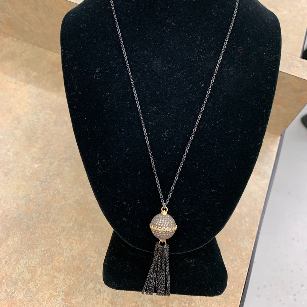 Armenta pave’diamond (real) 18YG 30”-32” necklace